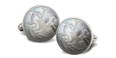 Manžetové knoflíčky s pravými Sovereign mincemi | Manžetové knoflíčky s pravými Sovereign mincemi