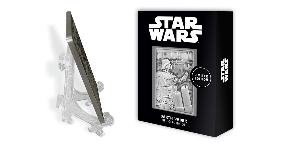 Oficiální medaile Star Wars, Darth Vader ve tvaru cihličky zušlechtěná ryzím stříbrem