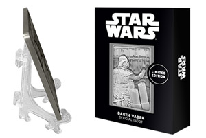 Oficiální medaile Star Wars - Darth Vader, včetně stojánku na vystavení