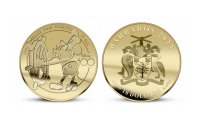 Mickey Mouse na minci z 1/10 unce ryzího zlata 