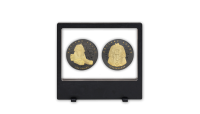 Tutanchamon a Sfinga na mincích zušlechtěných černým niklem a zlatem 999/1000