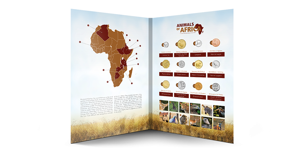 Velké barevné album Zvířena Afriky