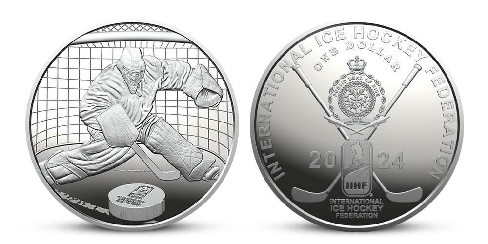 MS v hokeji 2024 - Sada 3 mincí z ryzího stříbra 