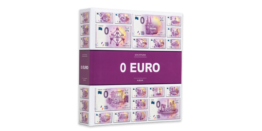 Numismatické album na Euro suvenýrové bankovky 