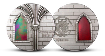 Stříbrná mince Tiffany Art z roku 2004 získala prestižní ocenění Coin of the Year (Mince roku)