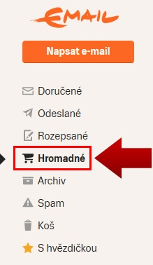 Hromadná složka u poskytovale Seznam Hromadná složka u poskytovale Seznam