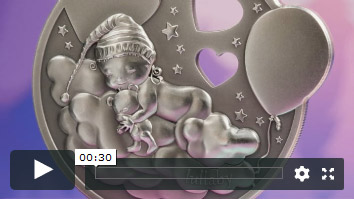 Přehrát video - stříbrná mince Malá princezná Přehrát video - stříbrná mince Malá princezná