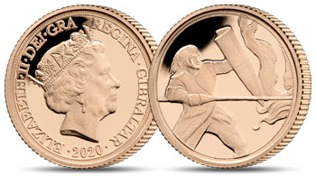 Zlatá mince Quarter Sovereign