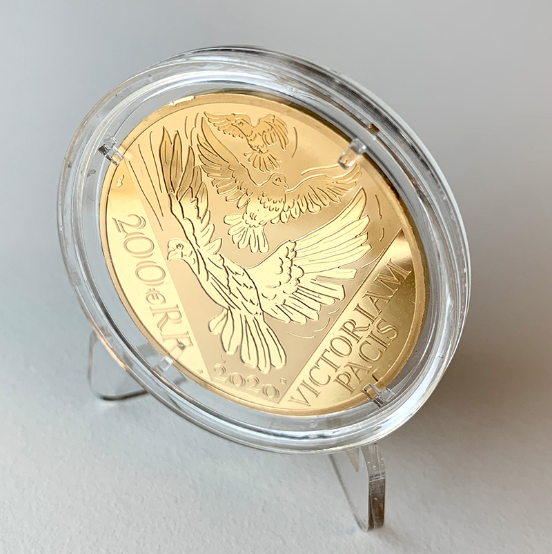 Unikátní ražba z Fairmined zlata - 75. výročí od konce 2. světové války