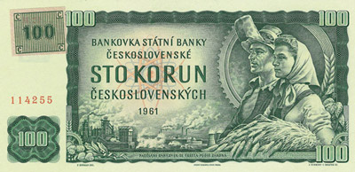100 Kčs bankovka Heřmanka 100 Kčs bankovka Heřmanka