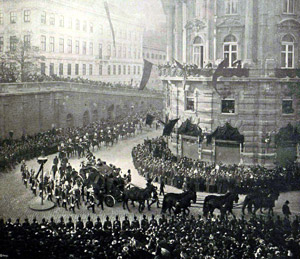 Pohřeb Alžběty ve Vídni