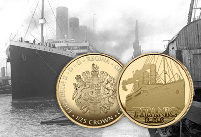 Zlátá mince Titanic