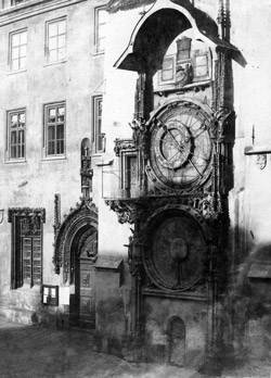 Staroměstský orloj v roce 1860