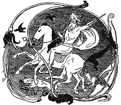 Odin a Sleipnir