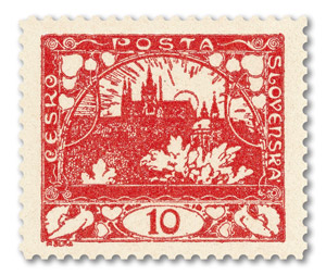 Poštovní známka Hradčany