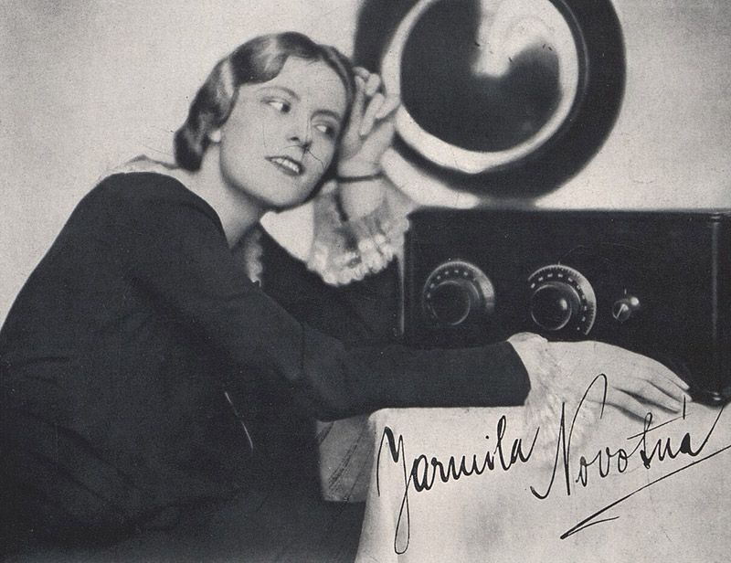 Jarmila Novotná, rok 1929 Jarmila Novotná, rok 1929