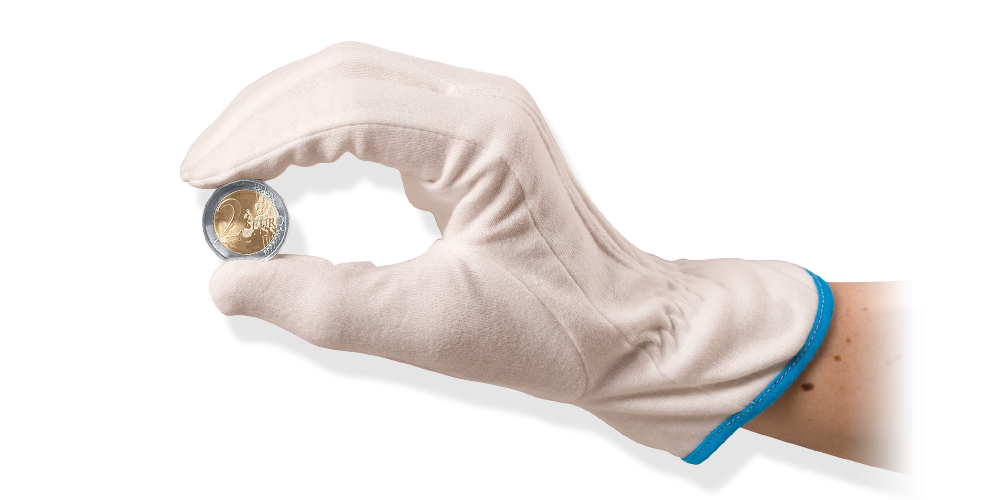 Numismatické rukavice ze 100% bavlny 