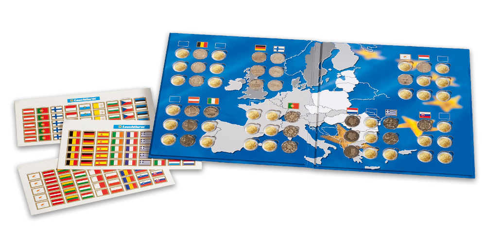Numismatický zakladač PRESO pro 2 EUR mince 