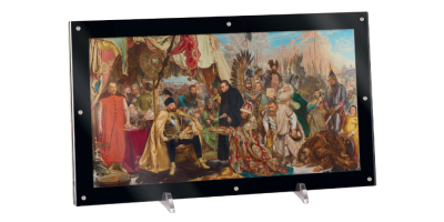Jan Matejko Stefan Batory pod Pskovem stříbrná mince 