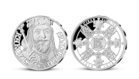 Pamětní medaile Karel IV. ze základního kovu 