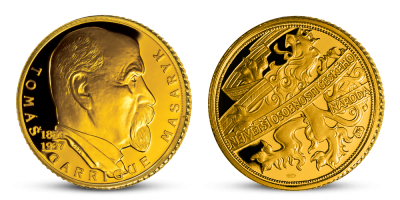T. G. Masaryk na zlaté medaili 