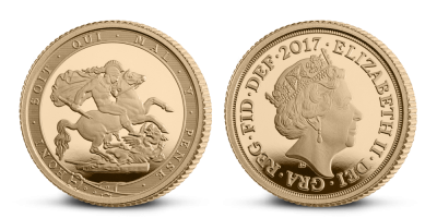 Zlatý Quarter Sovereign 2017 Zlatý Quarter Sovereign 2017