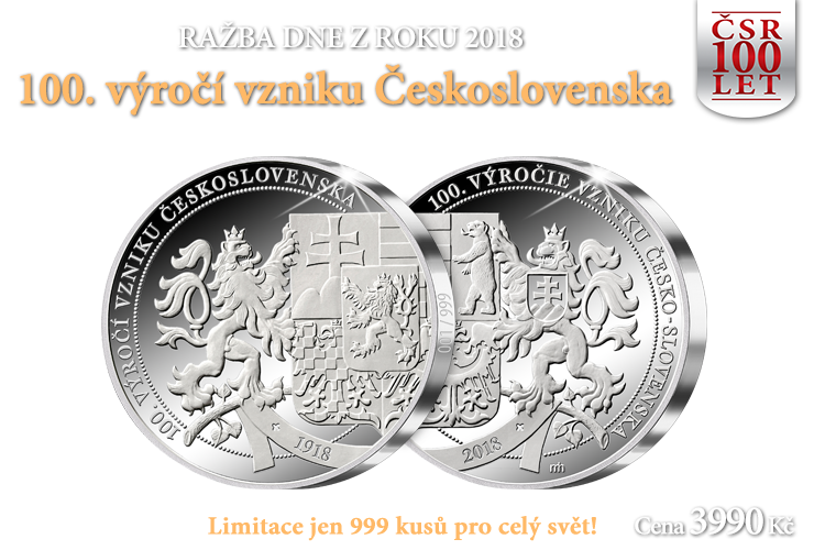 Ražba dne - 100. výročí vzniku Československa