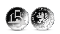 Repliky originálních československých mincí - pětikoruna z roku 1937