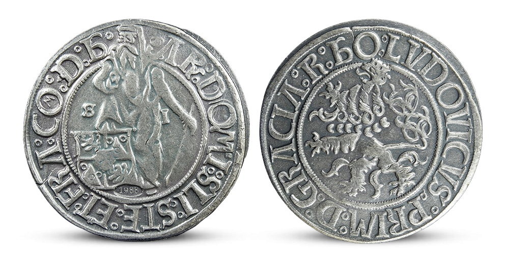 Replika vzácného Jáchymovského tolaru ze 16. století
