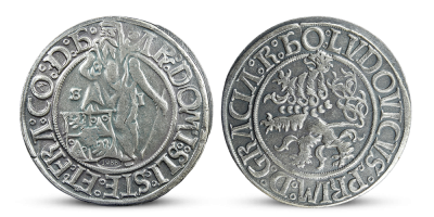 Replika vzácného jáchymovského tolaru ze 16. století