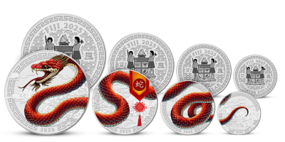 Rok Hada 2025 - sada 4 mincí z ryzího stříbra 999/1000