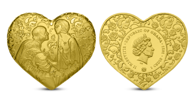 Romeo a Julie mince ve tvaru srdce 