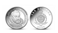 Rudolf II. Habsburský - stříbrná 4 oz mince 