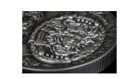 Štít bohyně Ahtény na stříbrné minci