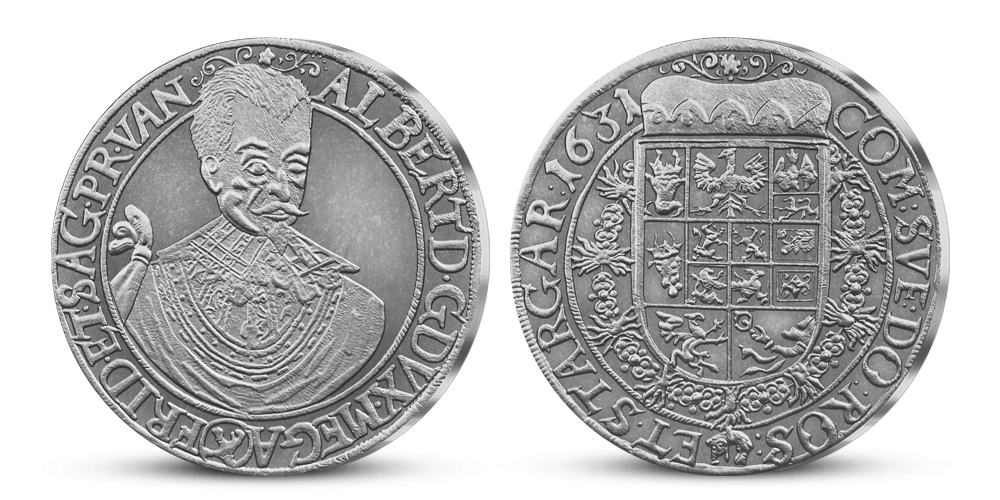 Stříbrná medaile Albrecht z Valdštejna