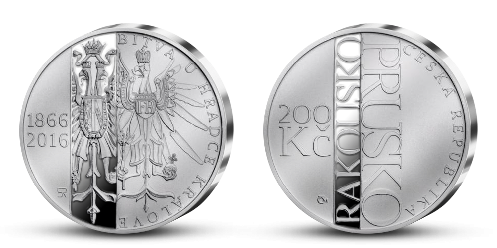 Stříbrná mince ČNB - 150. výročí Bitvy u Hradce Králové Stříbrná mince ČNB - 150. výročí Bitvy u Hradce Králové