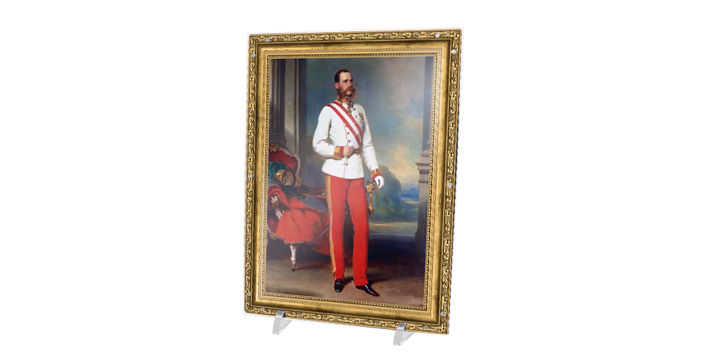 Císař František Josef I. na unikátní minci z ryzího stříbra 999/1000 Císař František Josef I. na unikátní minci z ryzího stříbra 999/1000