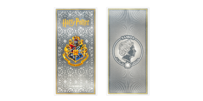 Harry Potter na knižní záložce z ryzího stříbra