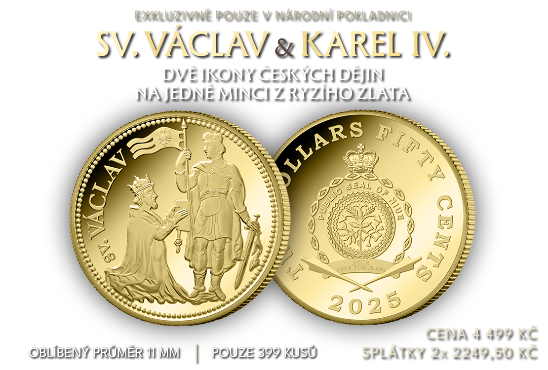 Zlatá mince svatého Václava