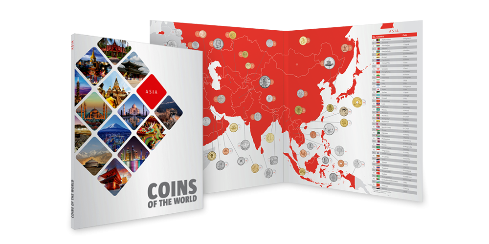 Světové mince – album Asie