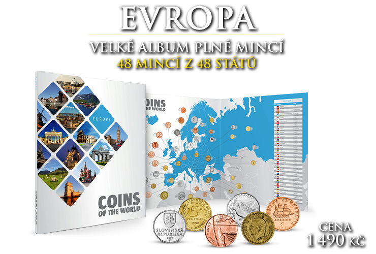 Světové mince – album Evropa 