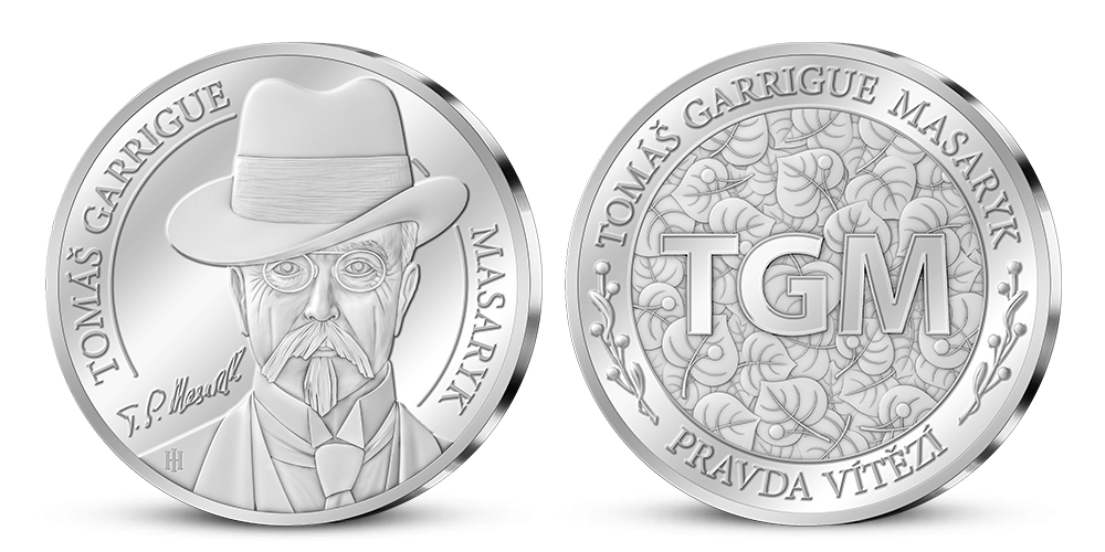 T. G. Masaryk medaile ze základního kovu 