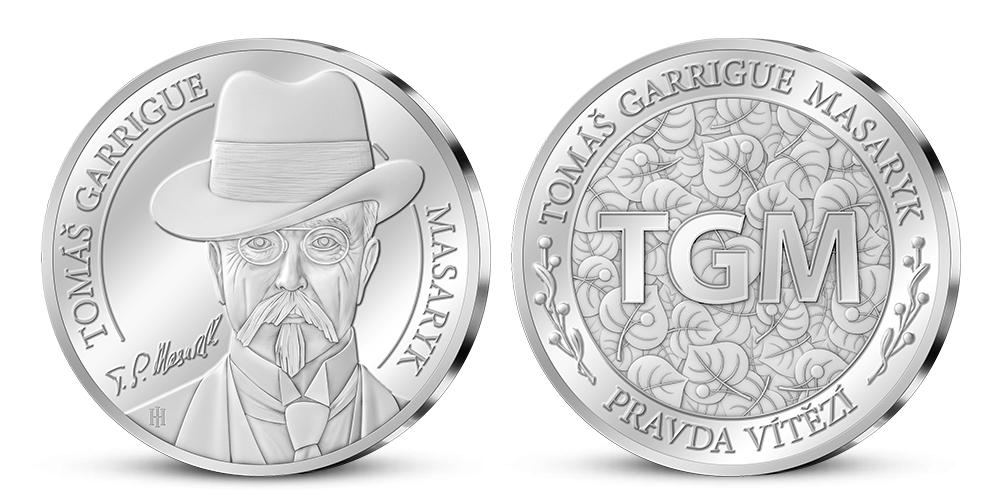 T. G. Masaryk medaile ze základního kovu T. G. Masaryk medaile ze základního kovu