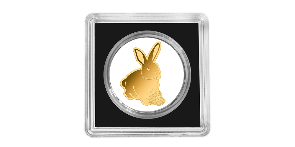 Velikonoční zajíček z ryzího zlata 999/1000 