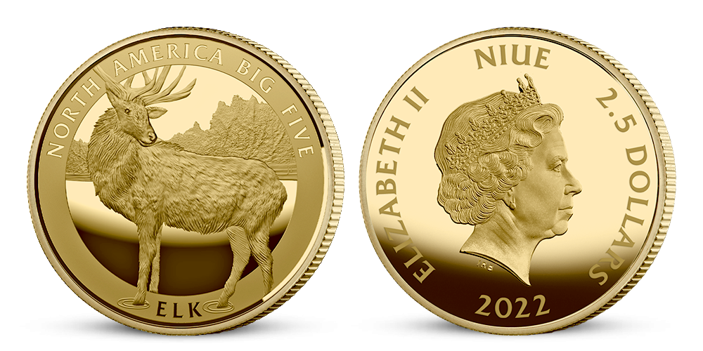 Sada zlatých mincí Velká pětka severní Ameriky