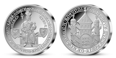 Stříbrná medaile Zlatá bula Karla IV.