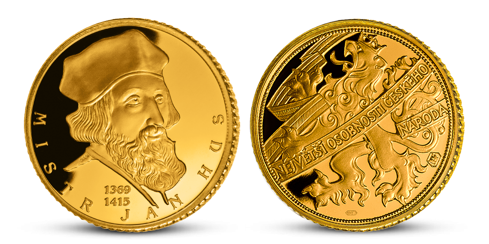 Jan hus na zlaté medaili