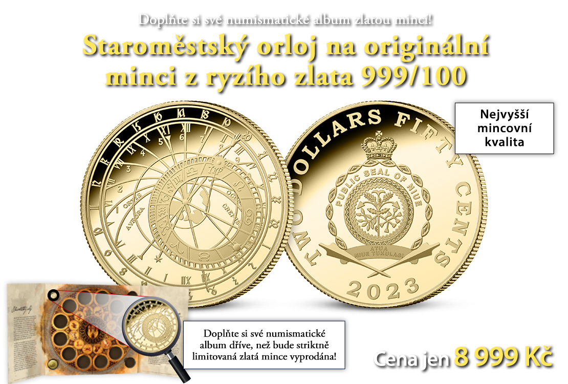 Světozn&aacute;m&aacute; pam&aacute;tka uctěna ryz&iacute;m zlatem