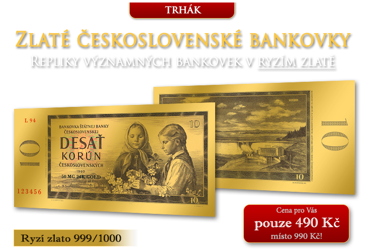 Zlaté československé bankovky