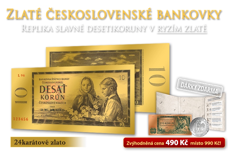 Zlaté československé bankovky